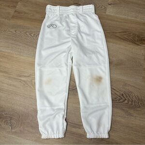 Rawlings White Teeball Pants size Youth Small